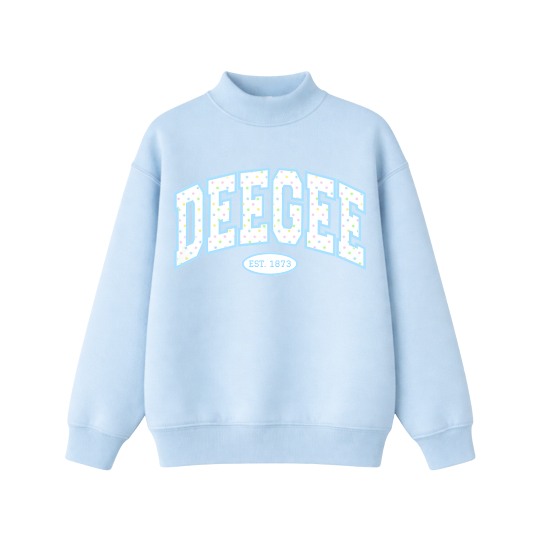 DEEGEE Blue Cotton Candy Mockneck