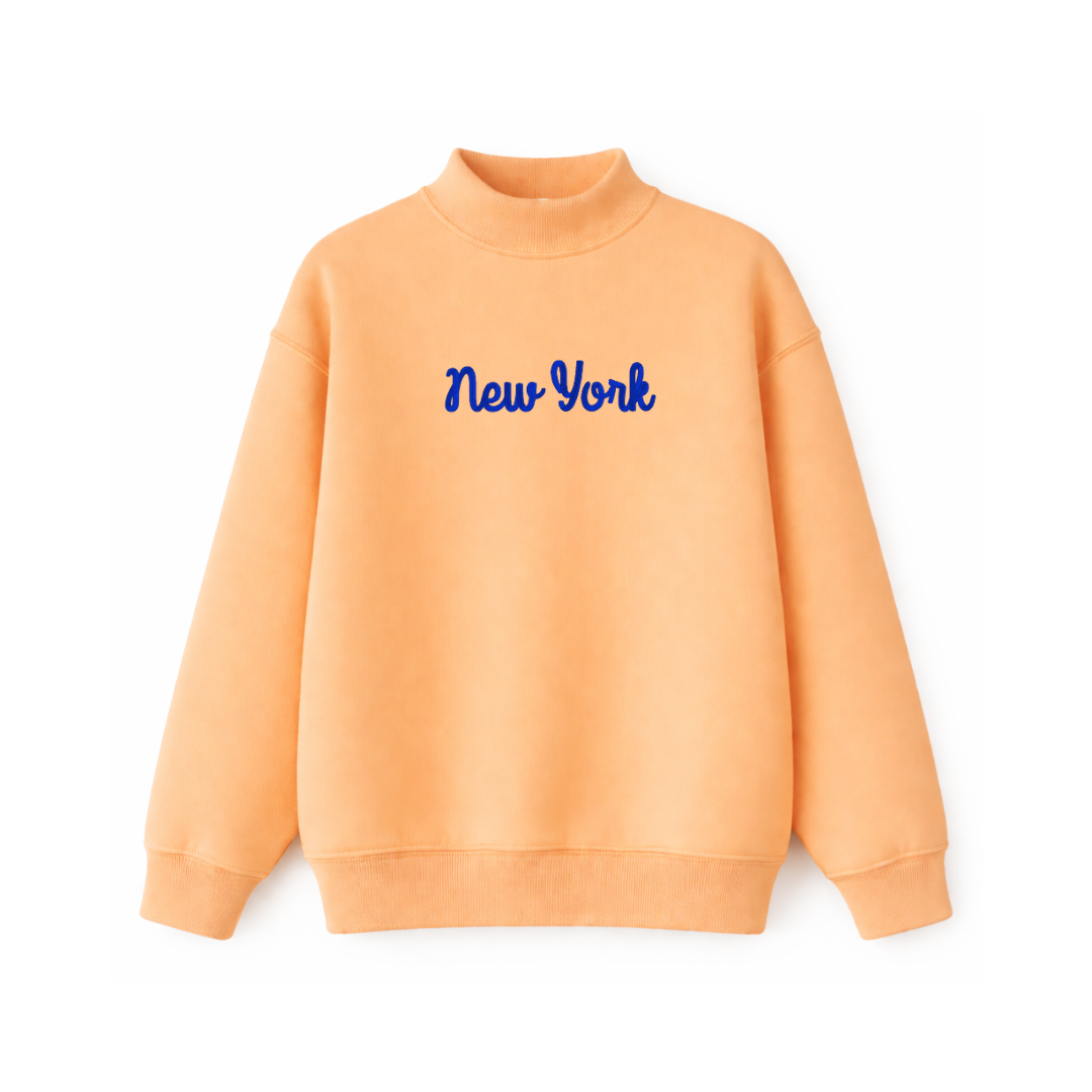The Carrie Mockneck Orange