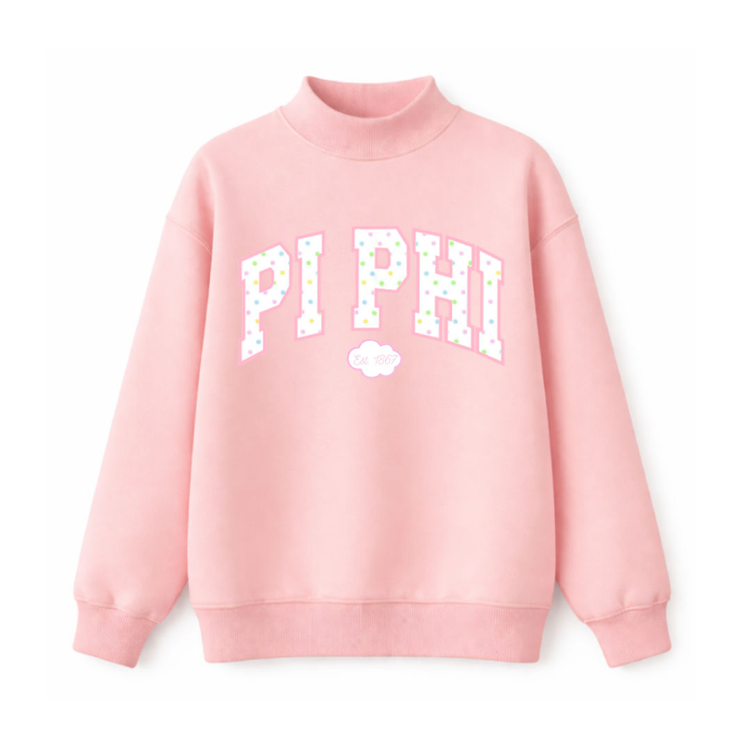 Cotton Candy Cloud Mockneck