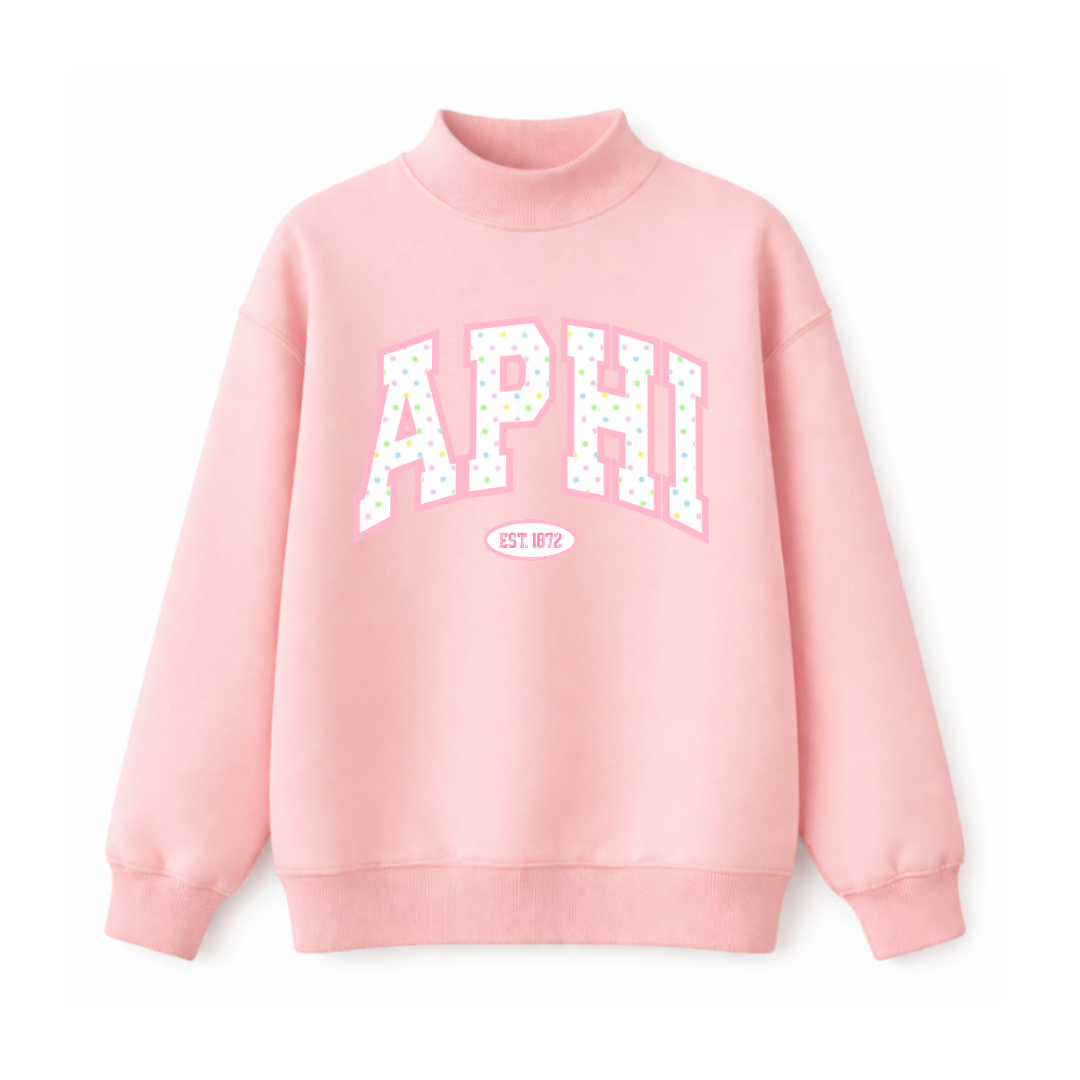APHI Cotton Candy Mockneck