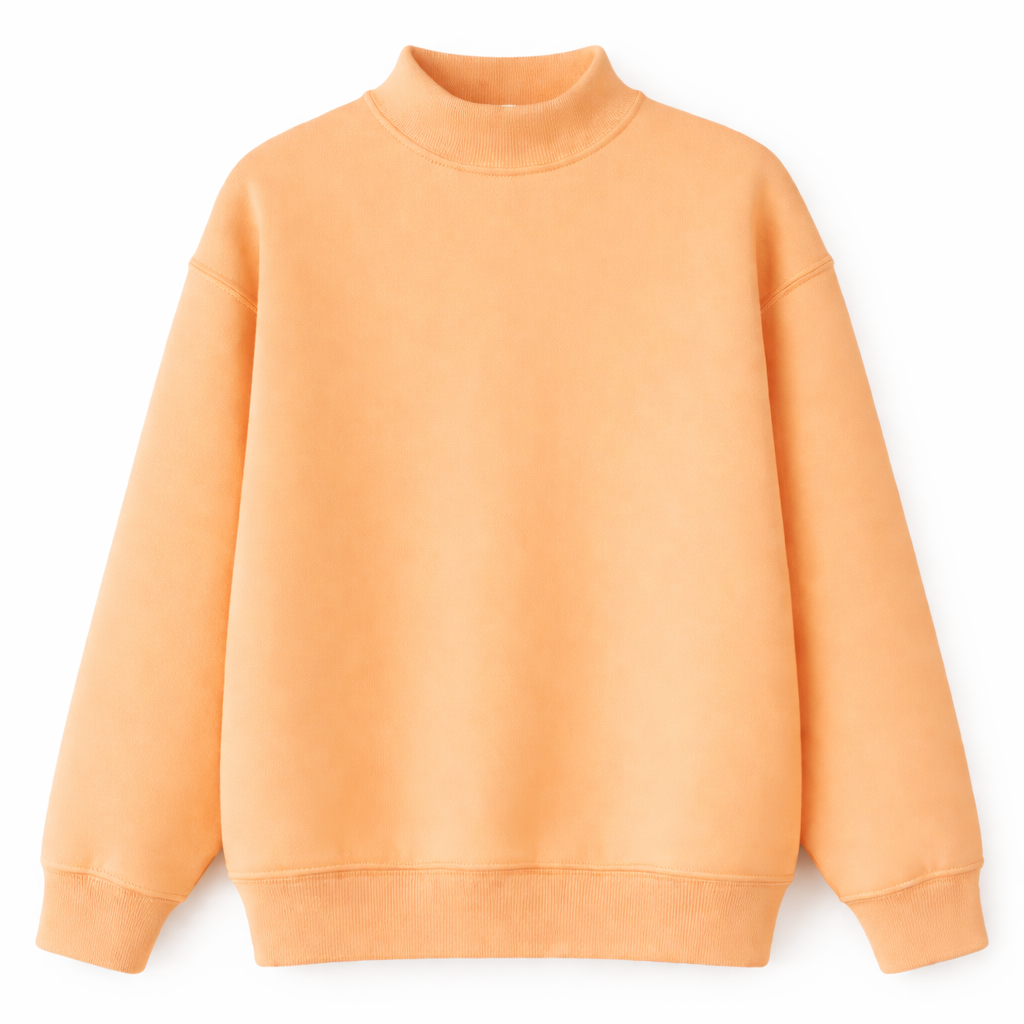 Orange Mockneck