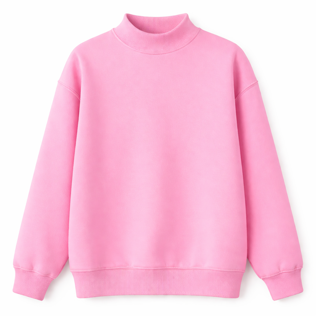 Pink Mockneck