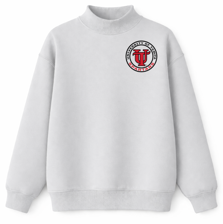 Circle Embroidered Tampa Mock
