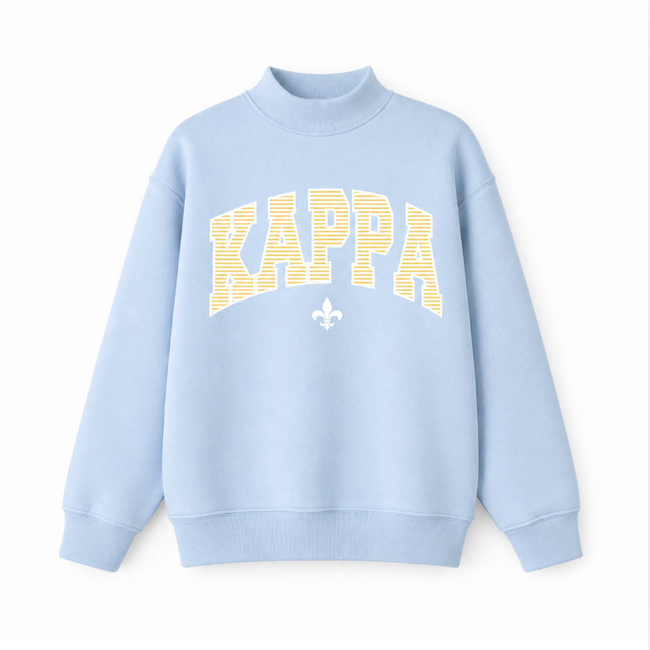 Kappa Fleur de Lis Mockneck