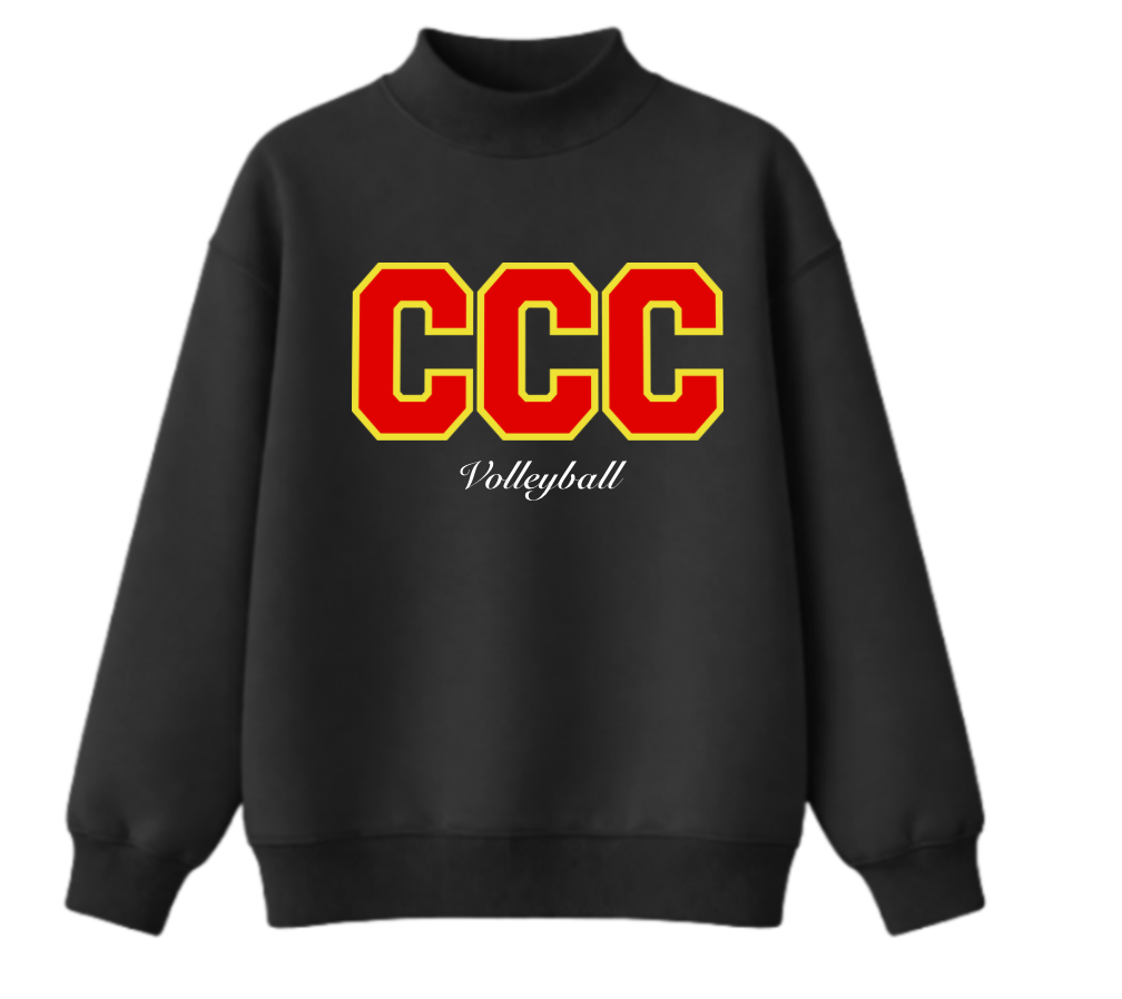 CCC Volleyball Black Mock