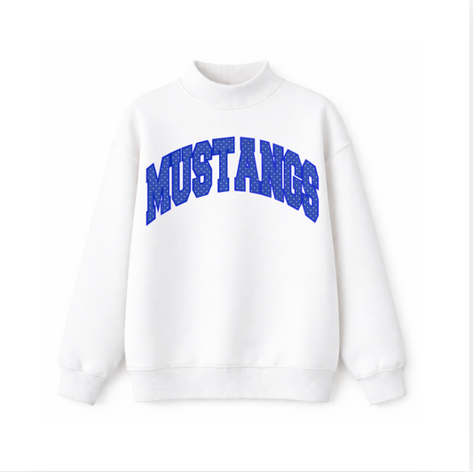 Mustangs Mockneck