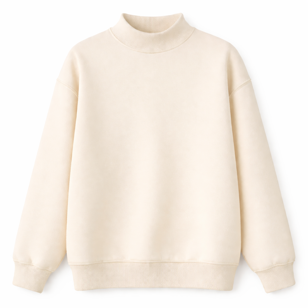 Cream Mockneck