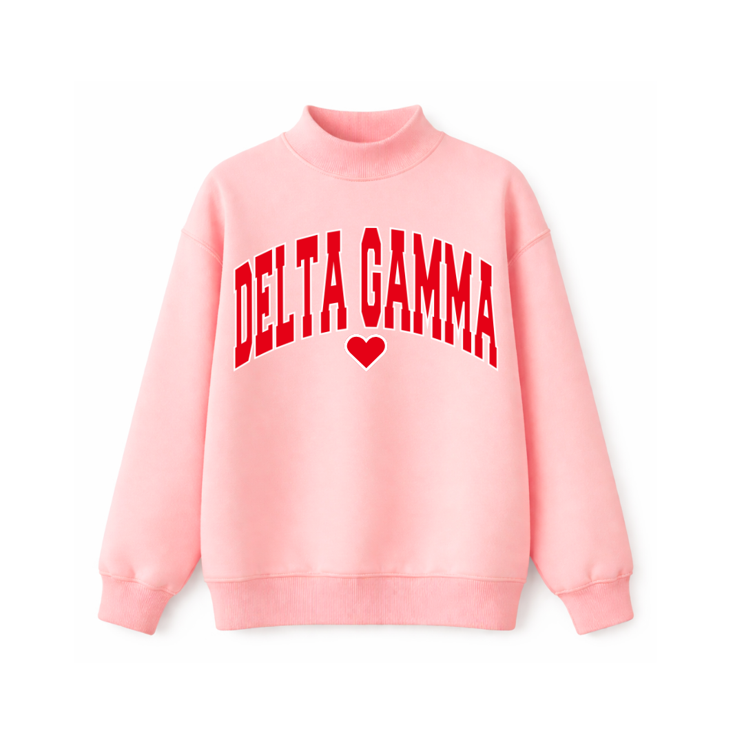 Blush Crush Mockneck