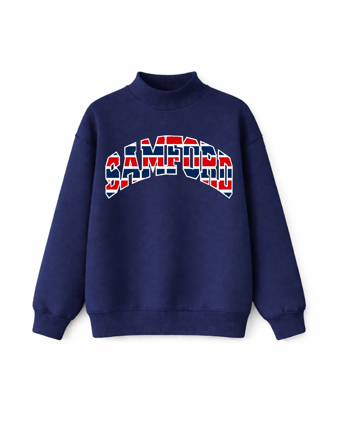 Samford Stripes Mockneck