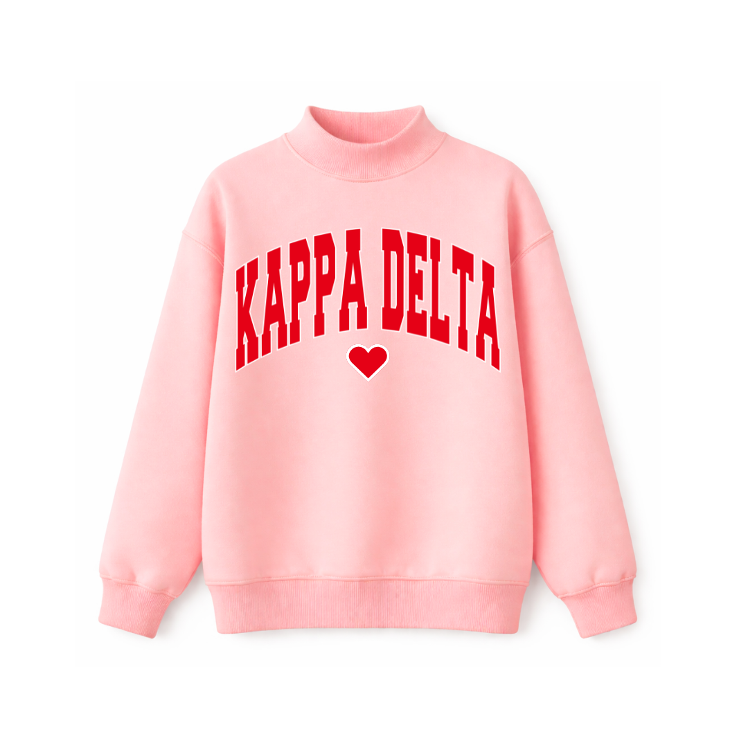 Blush Crush Mockneck