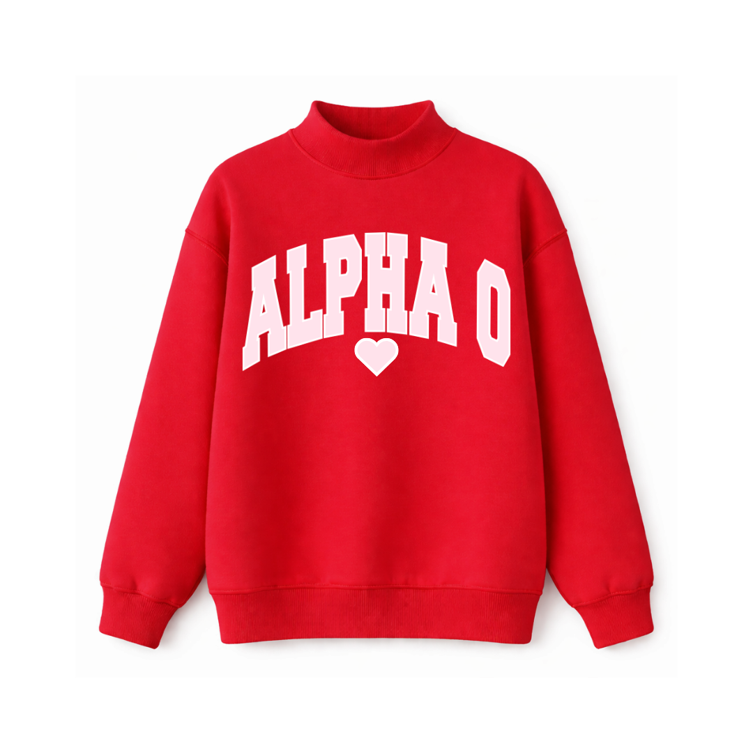 Crimson Crush Mockneck