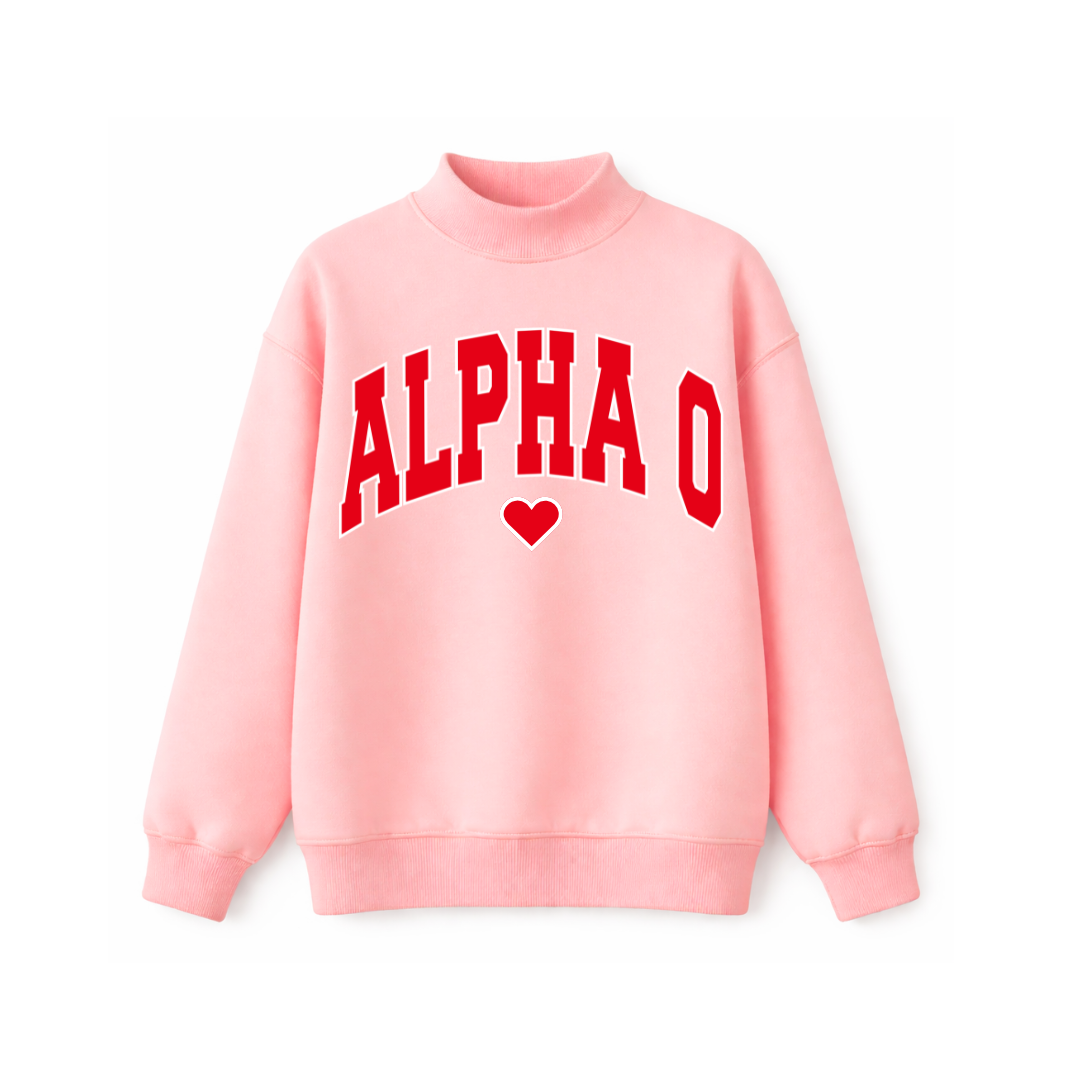 Blush Crush Mockneck