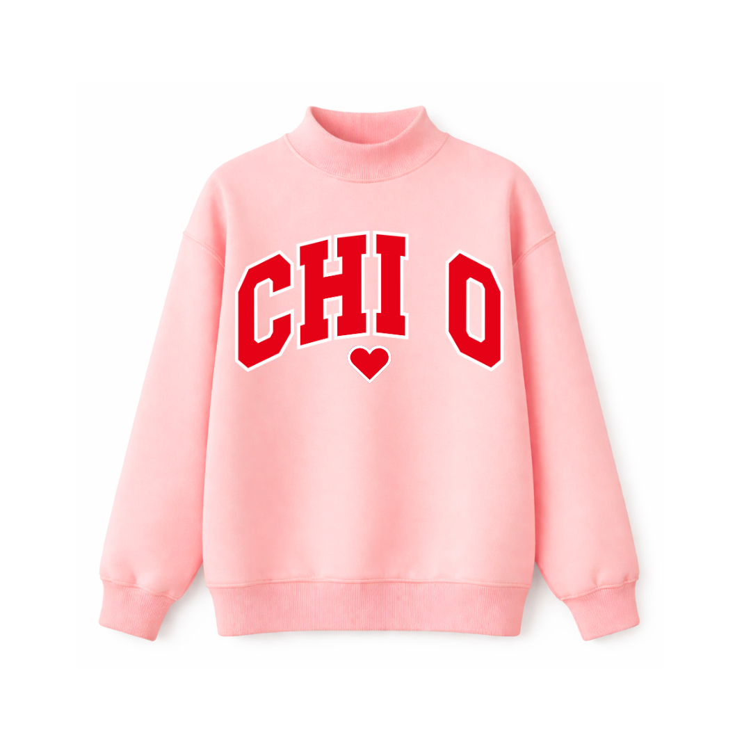 Blush Crush Mockneck