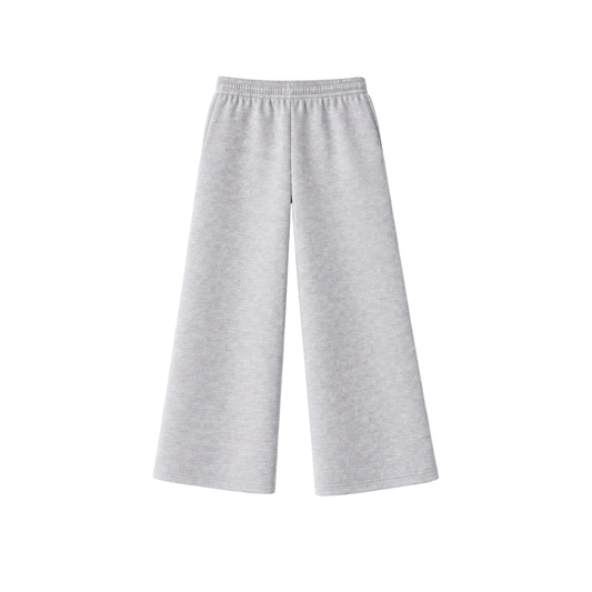 Grey Wide Leg Sweatpants