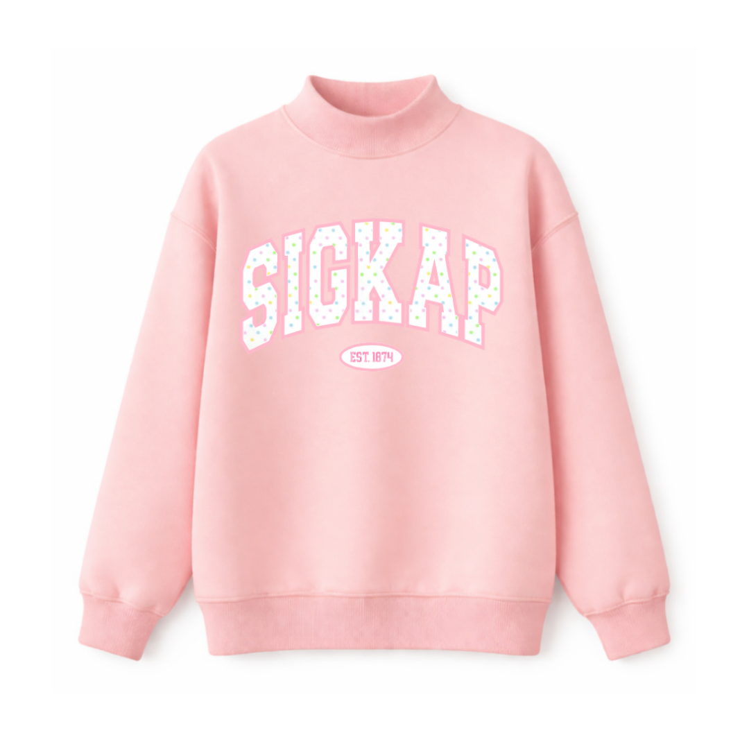 Sig Kap Cotton Candy Mockneck