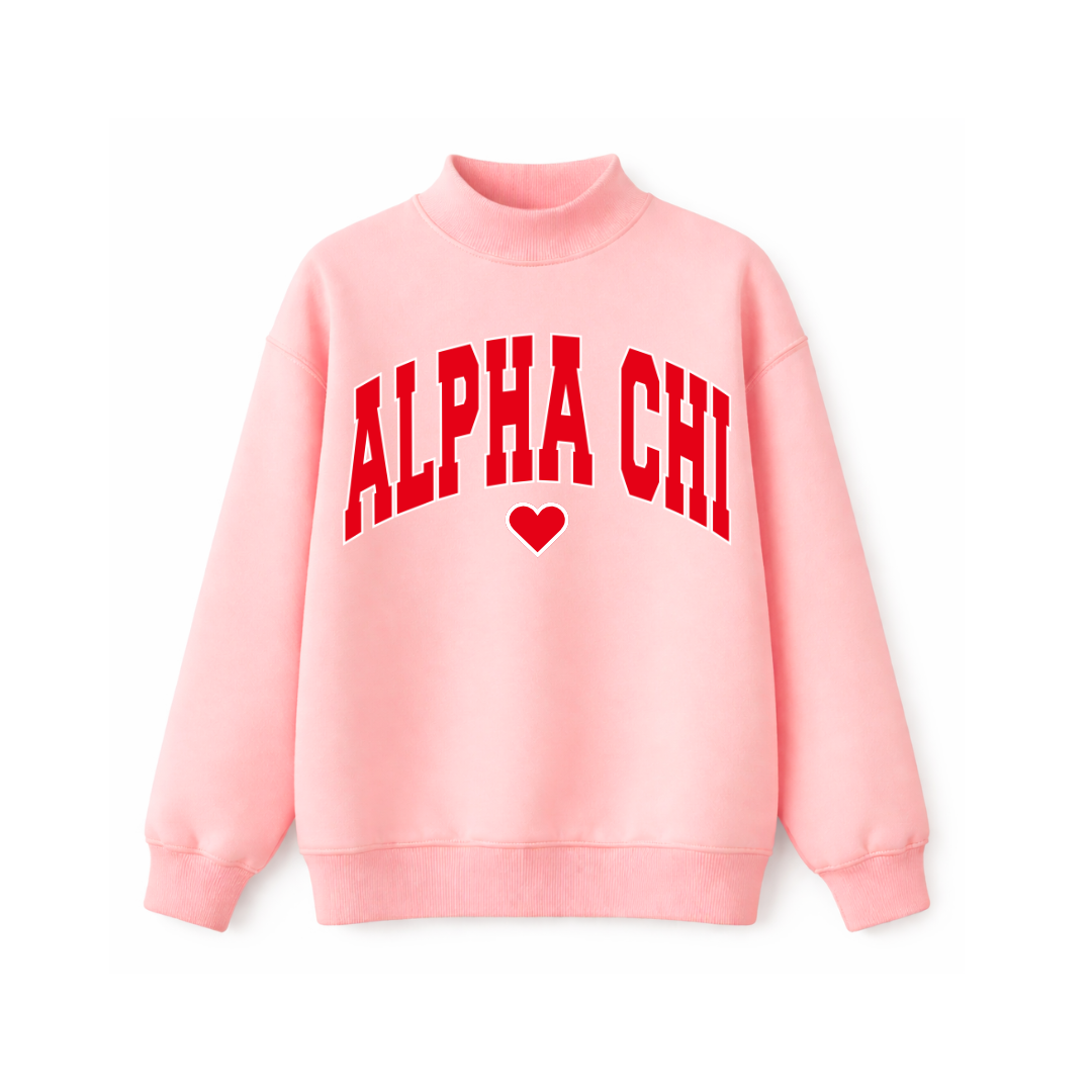 Blush Crush Mockneck