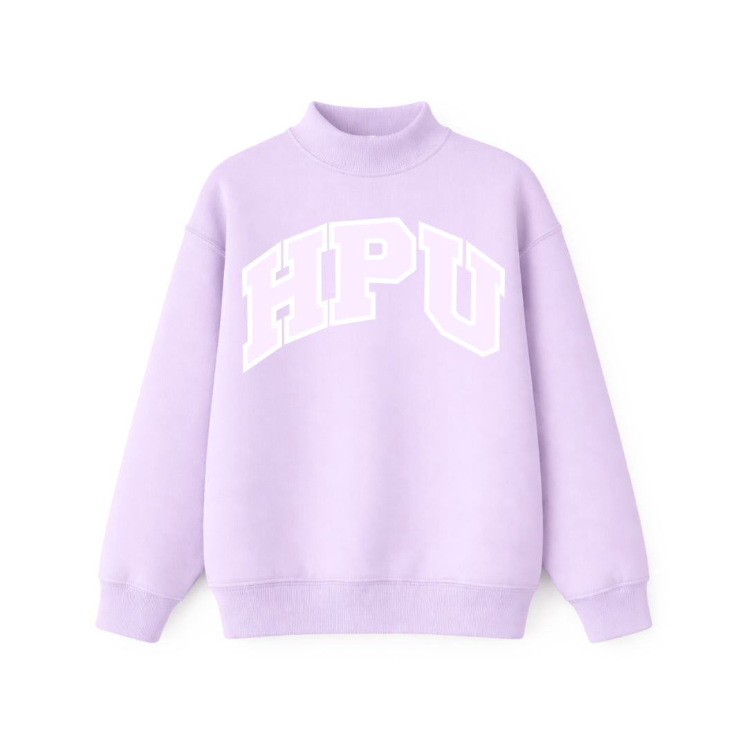 HPU Lavender Mockneck