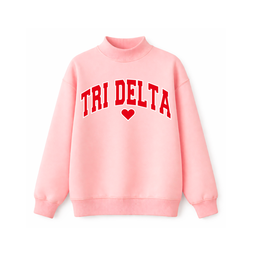 Blush Crush Mockneck