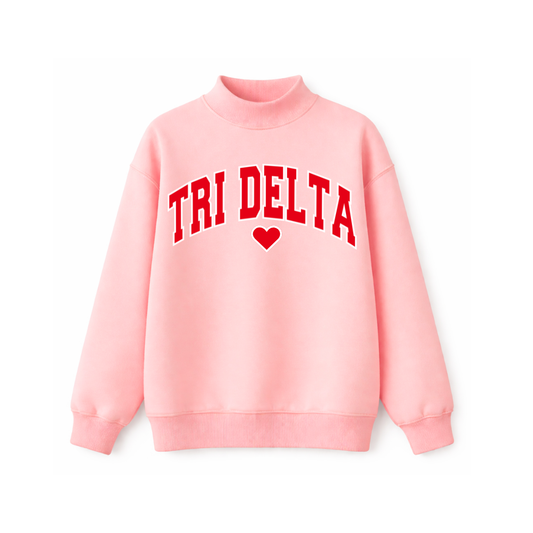 Blush Crush Mockneck