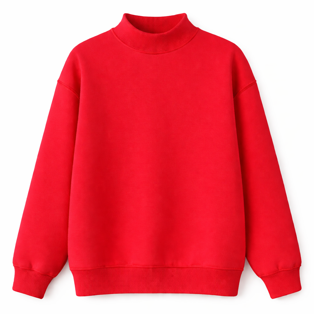 Red Mockneck