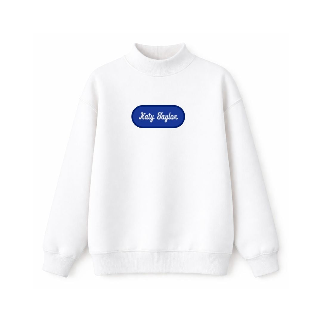Katy Taylor Patch Mockneck