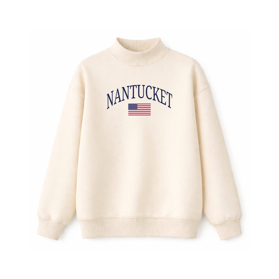 Coastal Town Flag Mockneck