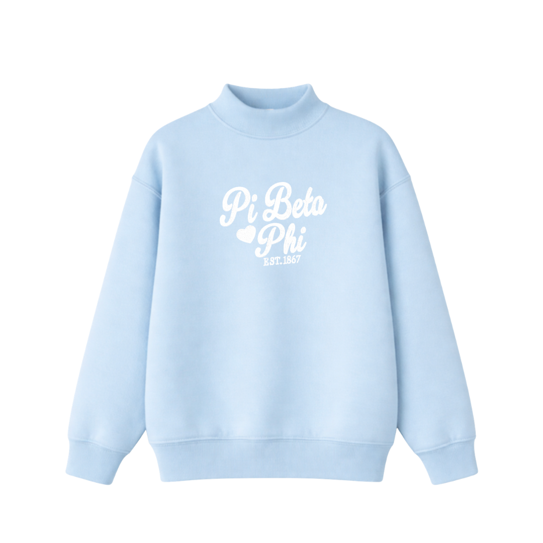 Pi Beta Phi Sweetheart Mockneck
