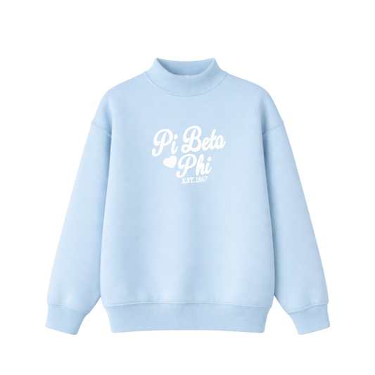 Pi Beta Phi Sweetheart Mockneck
