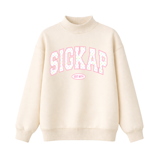 Sig Kap Confetti Mockneck