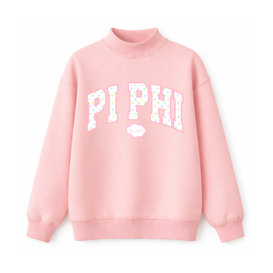 Cotton Candy Cloud Mockneck