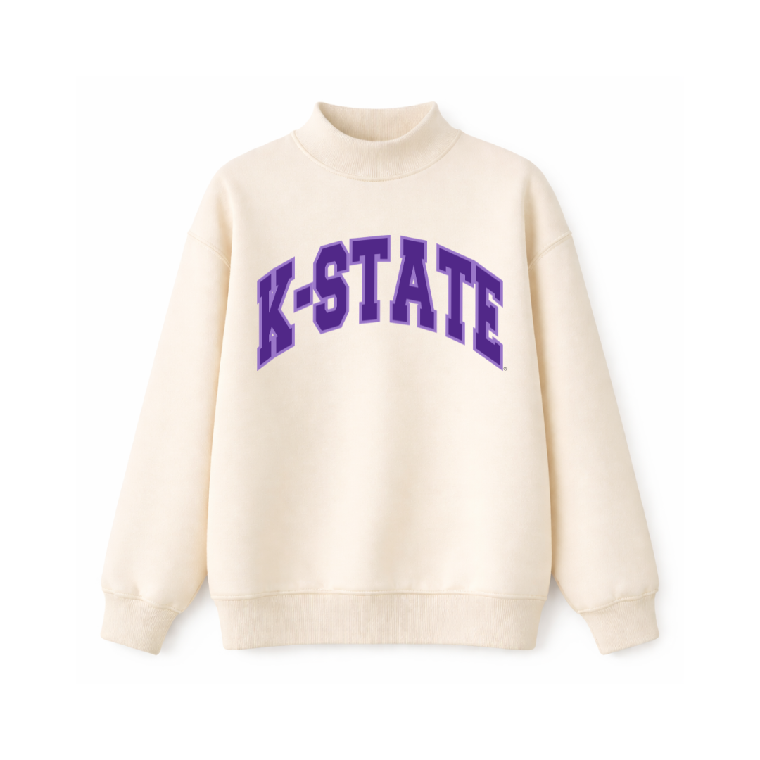 Classic K-STATE Varsity Mockneck