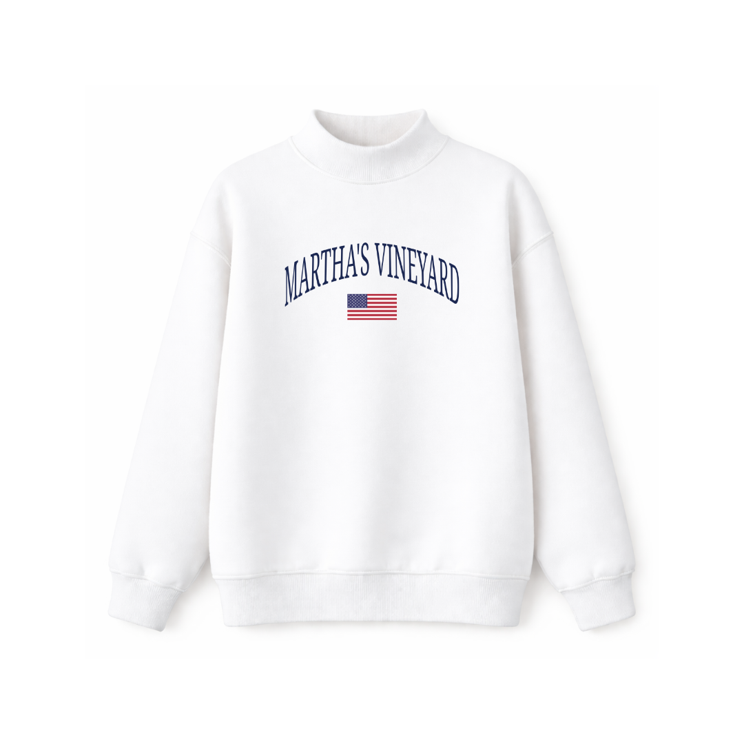 Coastal Town Flag Mockneck