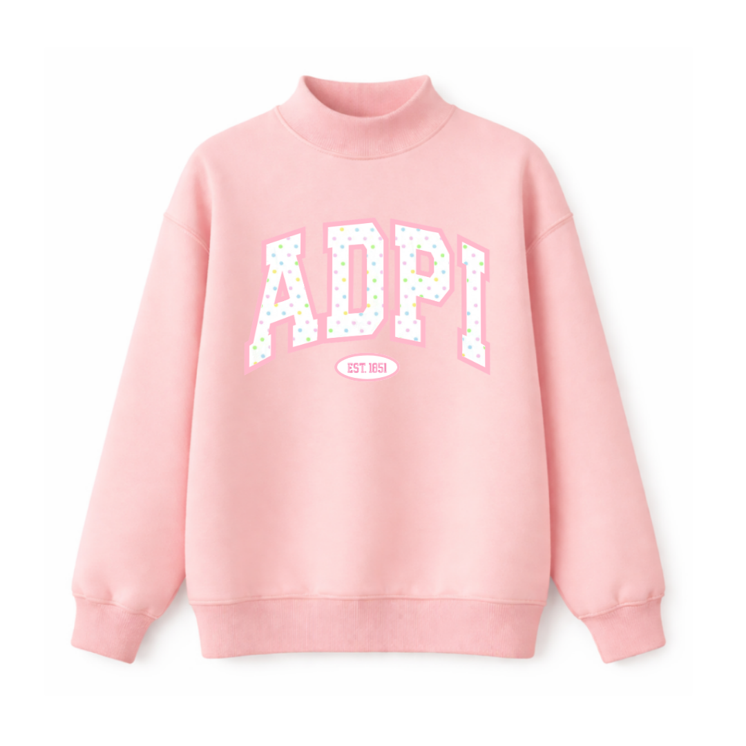 ADPI Cotton Candy Mockneck
