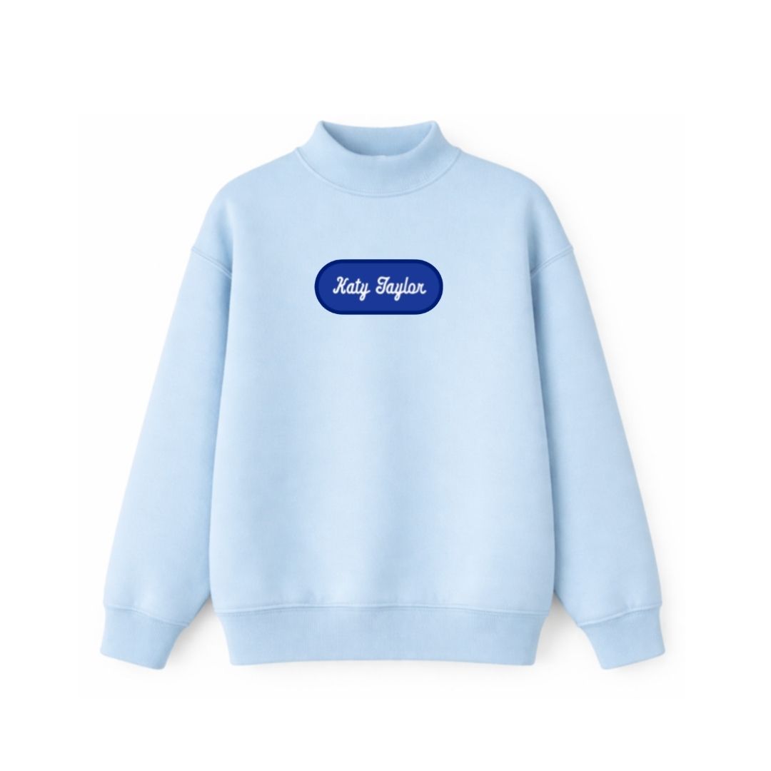 Katy Taylor Patch Mockneck