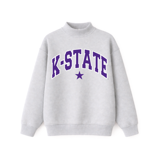 K-STATE Varsity Star Mockneck