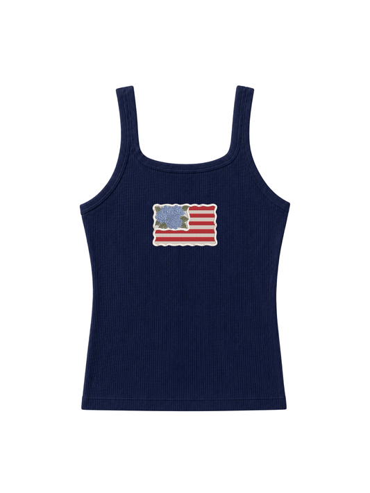 Floral Flag Tank