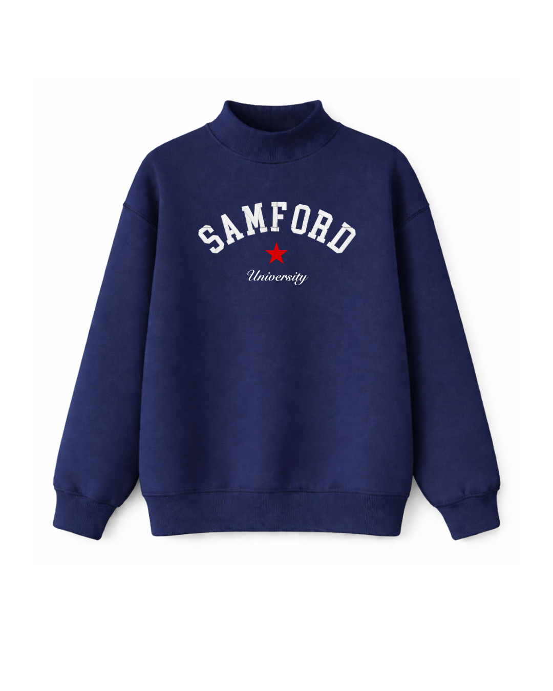Samford Varsity and Star Mockneck (navy)