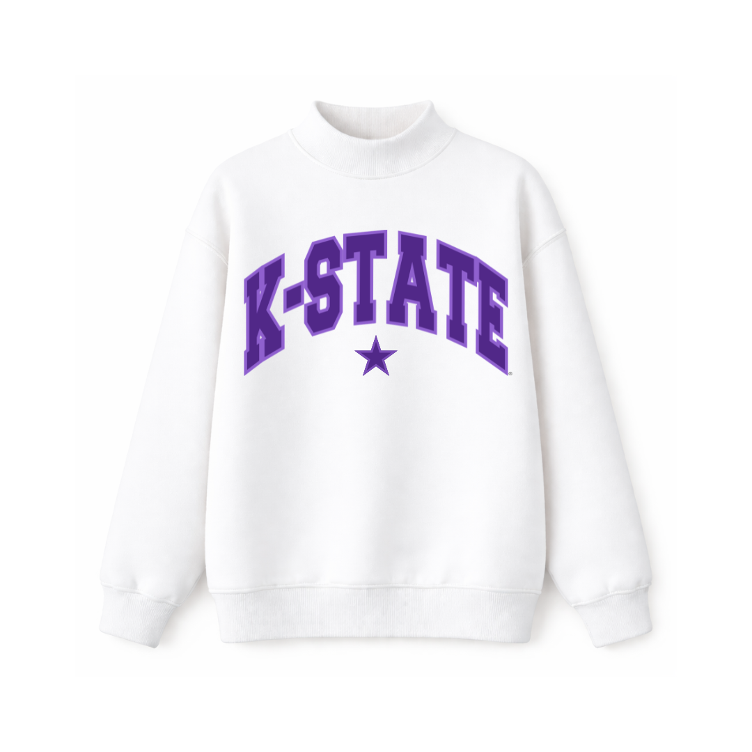 K-STATE Varsity Star Mockneck