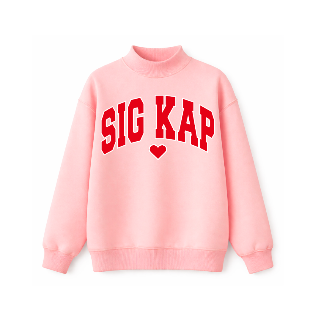 Blush Crush Mockneck