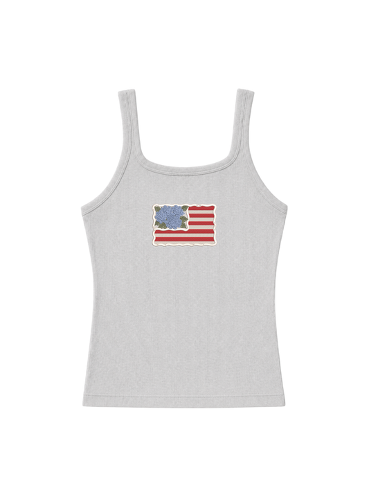 Floral Flag Tank