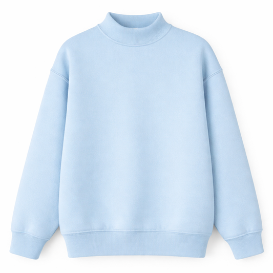 Light Blue Mockneck