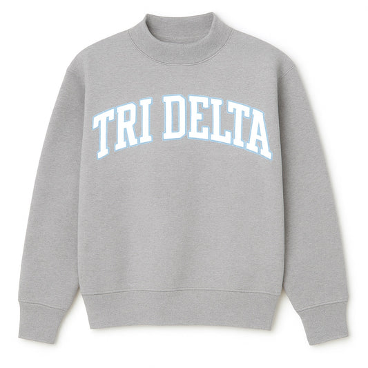Tri Delta Mockneck