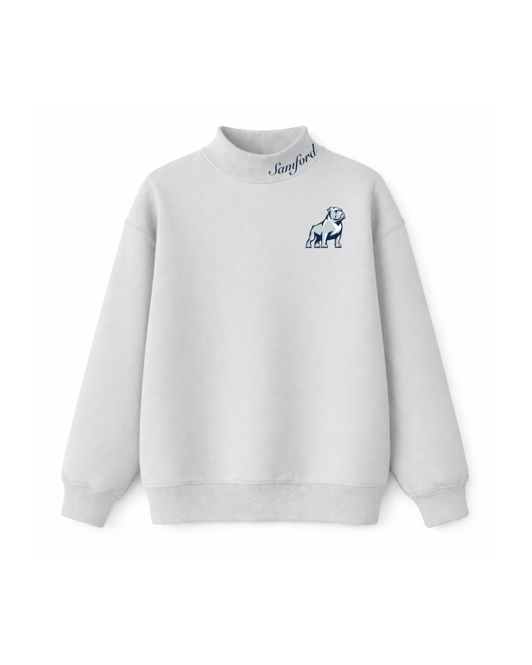Samford Bulldog Logo Mockneck