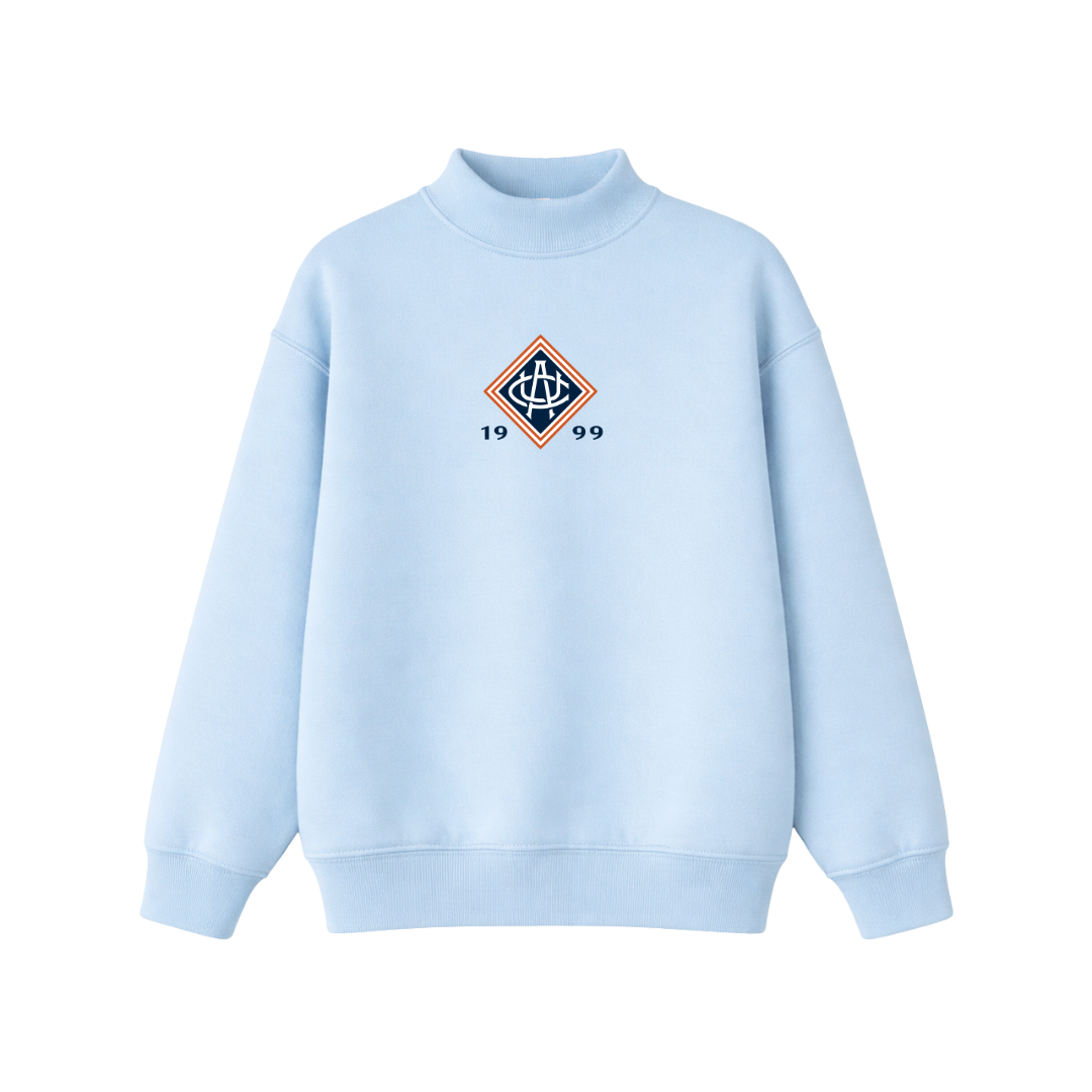 Light Blue AUC Logo Mockneck