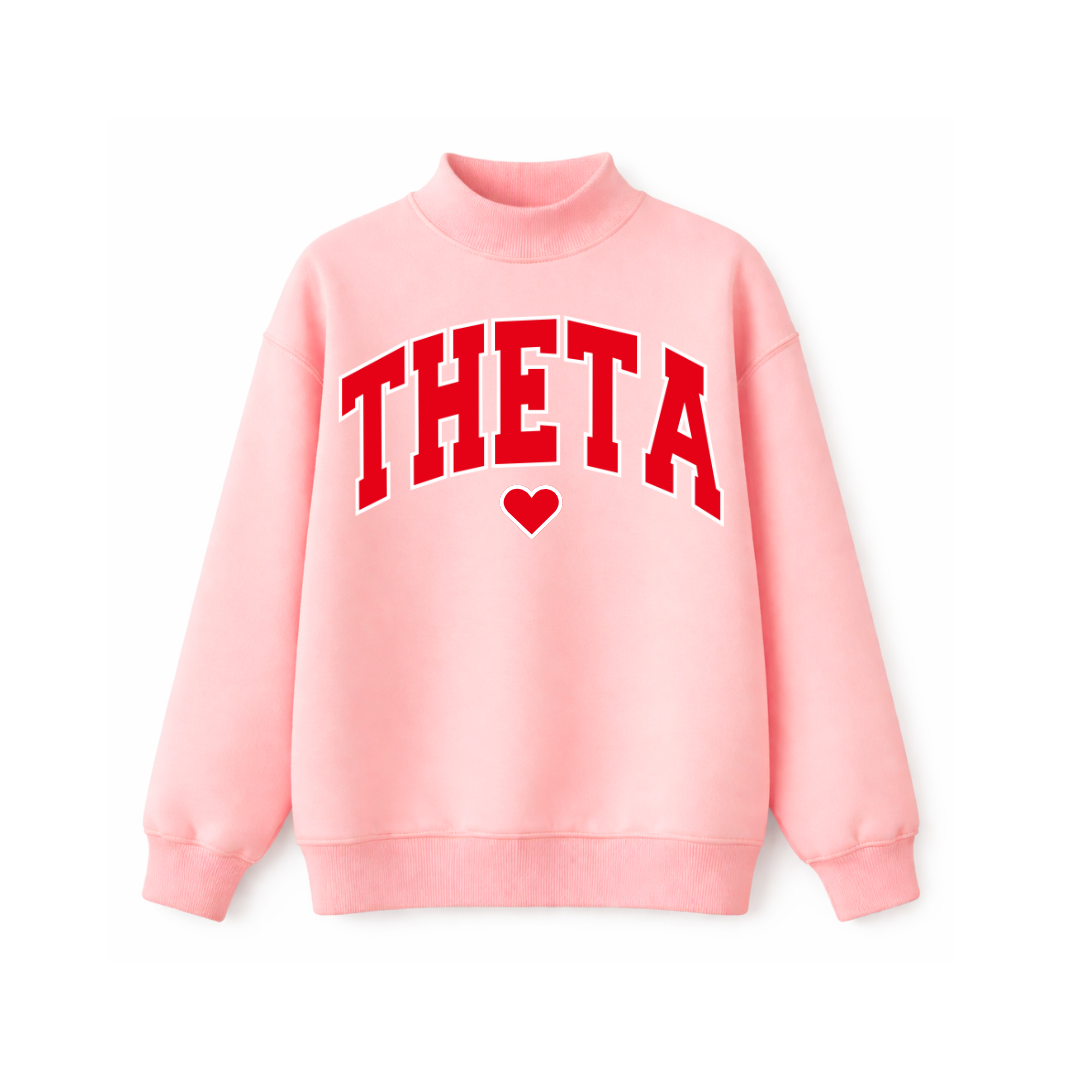 Blush Crush Mockneck