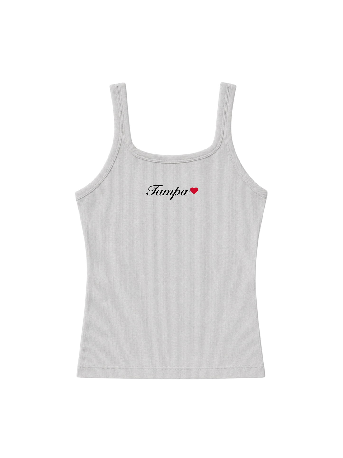Cursive Heart Tank