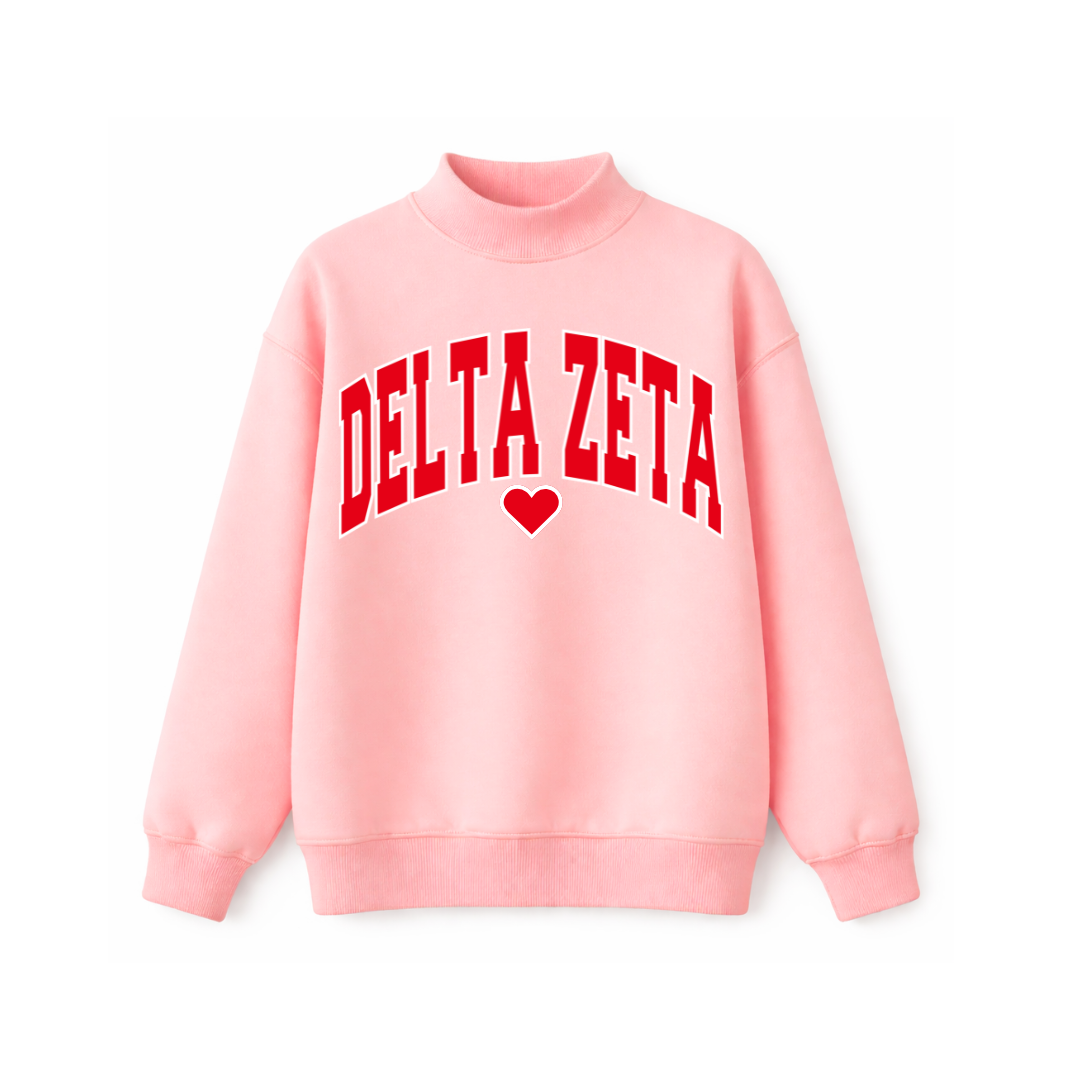 Blush Crush Mockneck