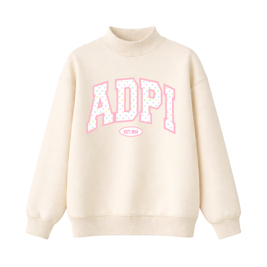 ADPI Confetti Mockneck