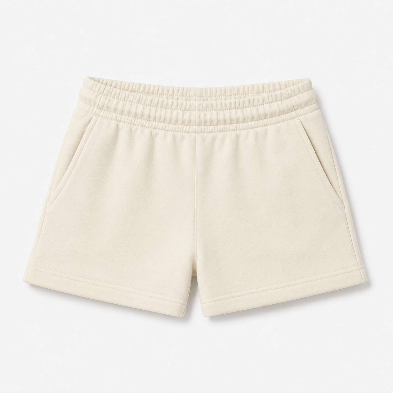 Cream Sweatshorts