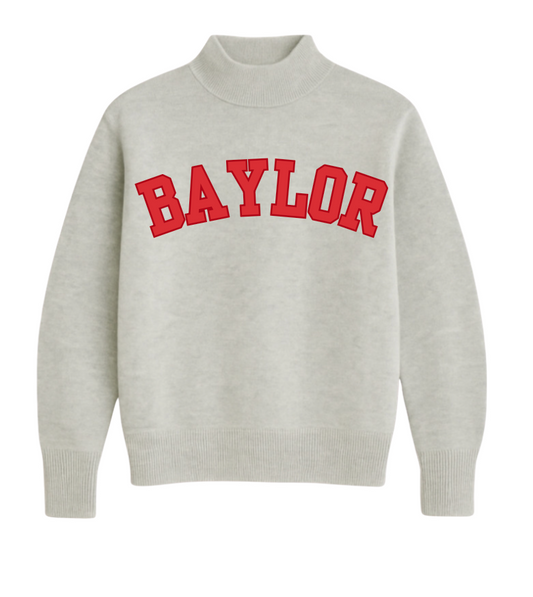Baylor Red on red Mock